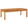 9 Piece Patio Lounge Set with Cushion Solid Acacia Wood