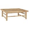 8 Piece Patio Lounge Set with Dark Gray Cushions Bamboo