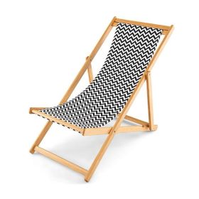 Folding Outdoor Sling Chair with 3 Adjustable Position (Color: As pic show, type: 1pcs)